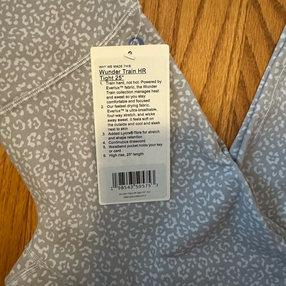 Wunder Train HR Tight 25" in Gray Pattern